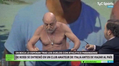 Horacio Pagin se desnuda