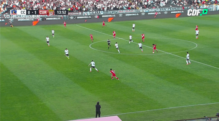 Héber García entró habilitado (Foto: Transmisión CDF)
