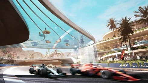 El acuario sobre la pista promete ser una de las atracciones en el GP de Arabia Saudita