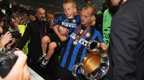 Sneijder vivió su mejor momento futbolístico en 2010 con el triplete del Inter.