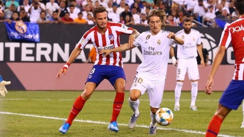 Atlético de Madrid y Real Madrid se enfrentaron en pretemporada.
