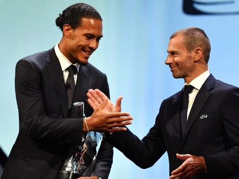 Van Dijk es nombrado el mejor jugador de la temporada UEFA