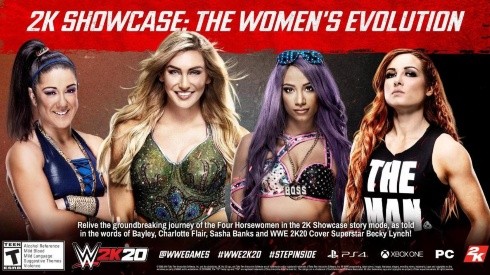 WWE 2K20 anuncia el Showcase de la evolución femenina