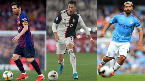 Lionel Messi, Cristiano Ronaldo y Sergio Agüero asoman como candidatos a goleadores de Champions League 2019/20