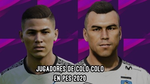 Valoración y rostro de los jugadores de Colo Colo en PES 2020