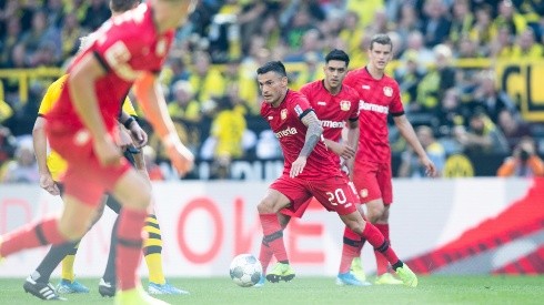 Charles contra el Dortmund.
