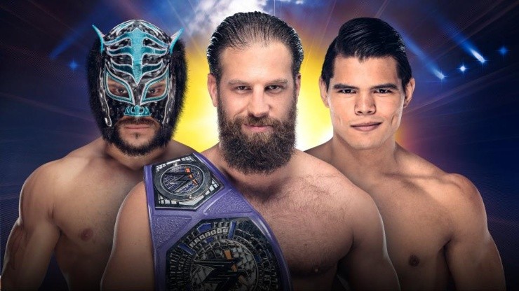 WWE Cruiserweight Champion: Drew Gulak vs. Humberto Carrillo vs. Lince Dorado