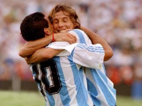 Claudio Paul Caniggia estuvo presente en el debut de Maradona: "Diego es más que mi amigo"