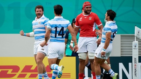 Con los puntos logrados en el primer tiempo, los Pumas vencieron a Tonga en el Mundial de Rugby.