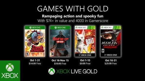 Ya puedes descargar los juegos gratis de Xbox Games with Gold