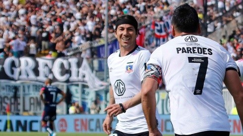 Valdés celebró el gol 216 de Esteban Paredes.