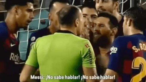 La defensa de Lionel Messi por expulsión a Dembélé: "¡No sabe hablar!"