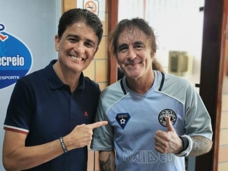 Iron Maiden ficha a Bebeto para dirigir a su equipo en una pichanga en Brasil