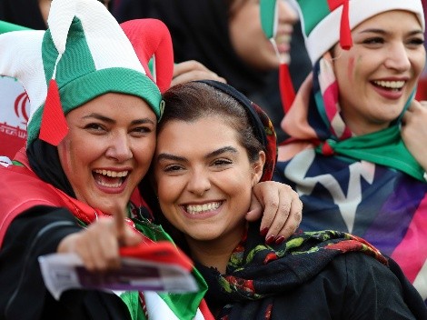 Irán golea 14-0 con inédita presencia de mujeres en las tribunas