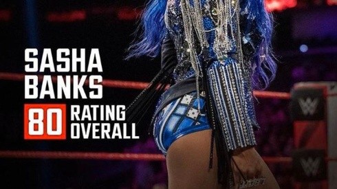 Sasha Banks se enoja con el WWE 2K20 por su baja valoración