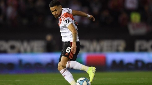 Díaz juega su sexto partido con River Plate.
