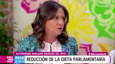 Mónica Pérez no está de acuerdo con la rebaja de sueldos en el Congreso
