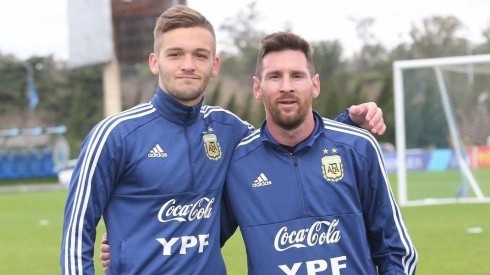 Palacios y Lio Messi.