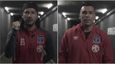 Jaimes Valdés y Esteban Paredes encabezaron el video de Colo Colo