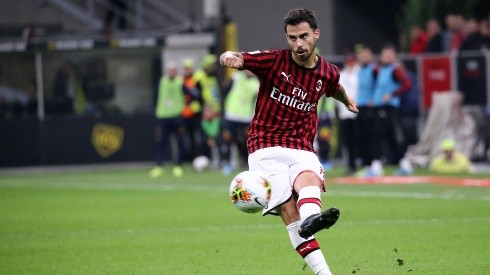 Suso anotó el único gol del Milan.