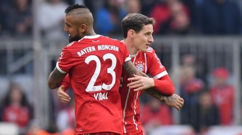 Arturo Vidal y Sebastian Rudy fueron compañeros en el Bayern Múnich