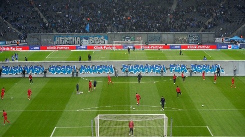 La conmemoración del Hertha Berlín.