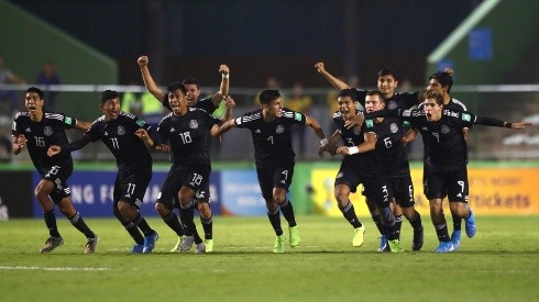 México festeja su paso a la final del Mundial Sub 17