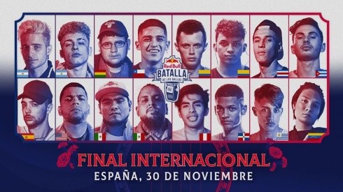 Los 16 participantes de la final internacional de RBBDLG 2019.