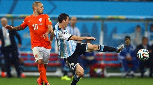 El holandés Sneijder asegura que pudo estar al nivel de Messi y CR7