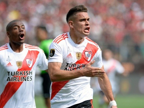 Rafael Santos Borré adelanta a River Plate sobre Flamengo