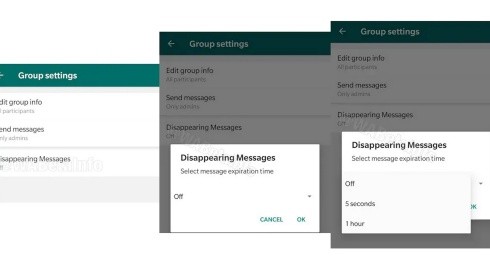 WhatsApp inicia las pruebas de mensajes que se autodestruyen