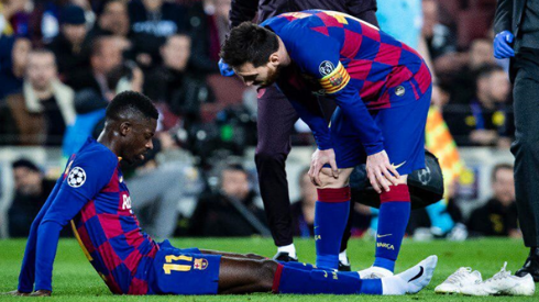 Barcelona confirma lesión de Ousmane Dembélé y espera exámenes para ver su gravedad