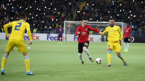 Astana contra Manchester United.