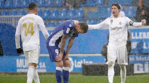 Bajo la lluvia igual vale: Real Madrid se impone al ex equipo de Maripán