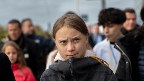 Al fin llegó Greta Thunberg, a Madrid