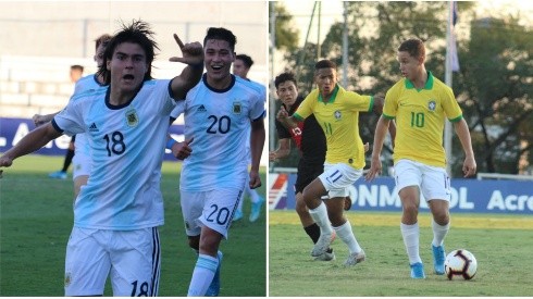 Argentina y Brasil definen al campeón del Sudamericano Sub 15 de Paraguay.