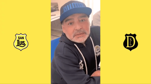 Maradona saluda a San Luis de Quillota por su centenario