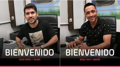 César Fuentes y Miguel Pinto don los primeros refuerzos de Colo Colo para la temporada 2020