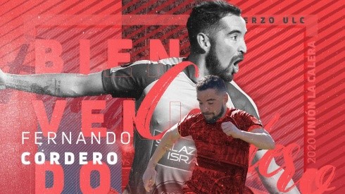 Fernando Cordero viene de jugar en U. de Concepción.
