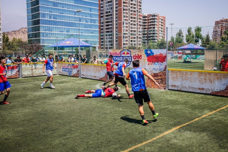 Real Samesta en acción ante NN en la clasificación de Red Bull Neymar Jr’s Five. (Foto: Red Bull Neymar Jr’s Five).