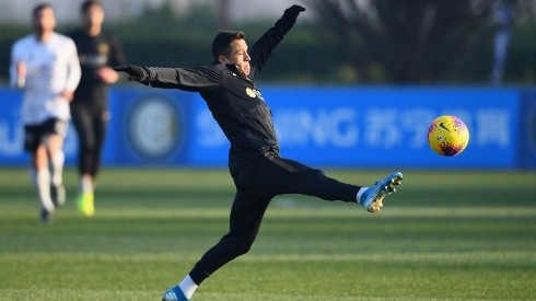 Alexis Sánchez volvió al fútbol formal en un amistoso del Inter de Milán