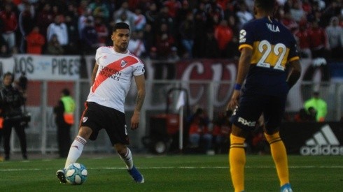 Paulo Díaz mete miedo a la defensa de River Plate: "Quiero que me sientan ahí, que los estoy raspando de atrás"
