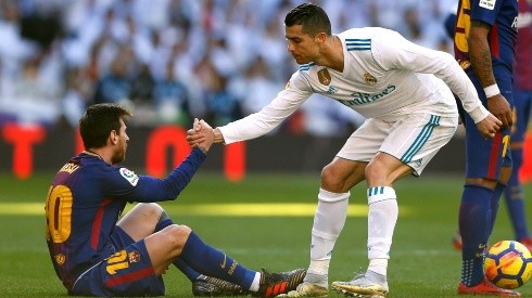 Messi y Cristiano en 2017.