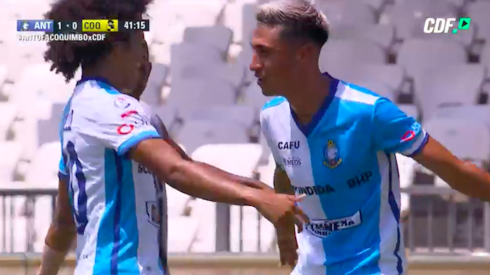 Jugador de Deportes Antofagasta sorprende celebrando gol como Cristiano Ronaldo