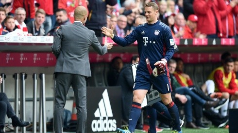 Guardiola y Neuer en la época dorada del Bayern