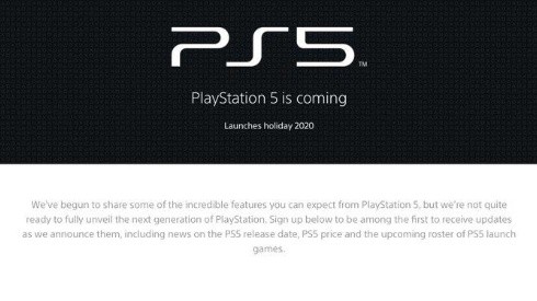Es liberada la página web oficial de PlayStation 5