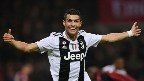 Cristiano Ronaldo celebrando un gol en Juventus