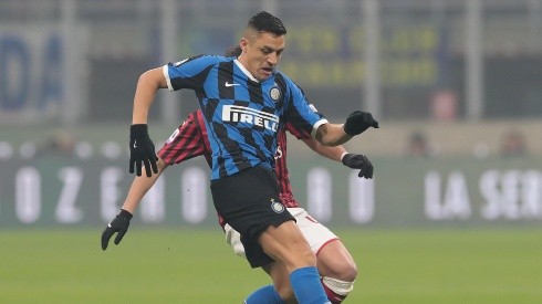 Alexis Sánchez fue titular en el triunfo del Inter ante el AC Milan. Ahora, van por la semifinal de la Copa Italia.