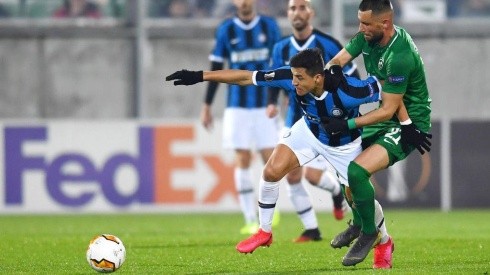 Alexis Sánchez fue clave en el trabajado triunfo del Internazionale contra Ludogorets por la Europa League