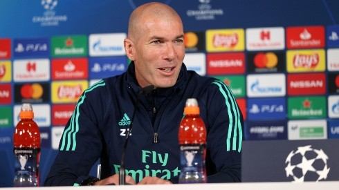 Zinedine Zidane en conferencia previa al duelo entre Real Madrid y Manchester City